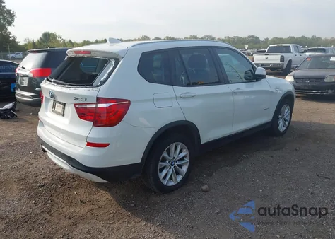 2017 BMW X3 xDrive28I из США, поврежденный, VIN 5UXWX9C50H0T04151